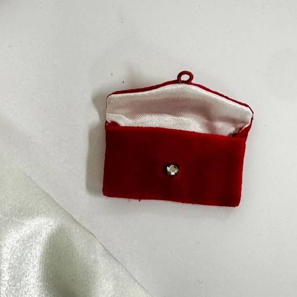 Barbie Doll 1998 Repro Silken Flame Cocktail Dress, Hat, And Purse - Picture 4 of 14